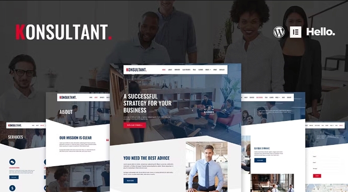 Konsultant - Consultancy Firm Elementor Template Kit 1.0.0