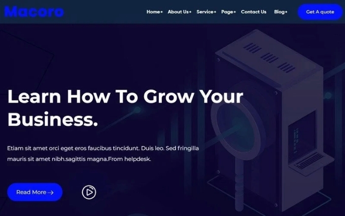 Macora – It Solutions And Technology WP Theme 1.0.0