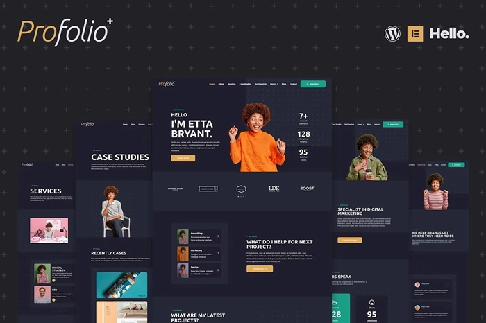 Profolio - CV Resume Portfolio Elementor Template Kit 1.0.0