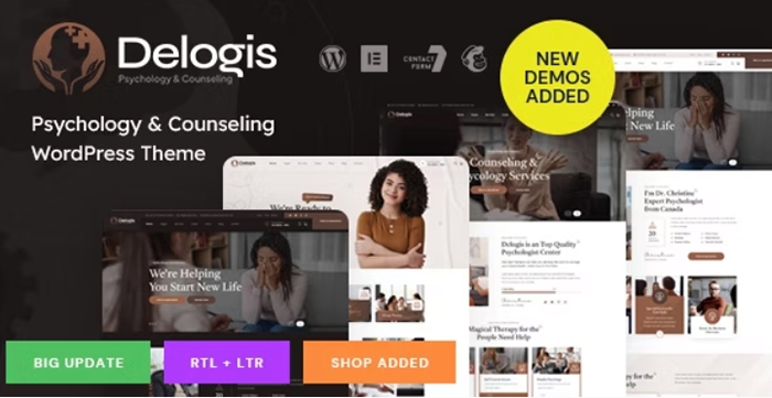 Delogis - Psychology & Counseling WordPress Theme 1.0.1