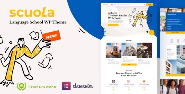 Scuola – Language School WordPress Theme 9.1