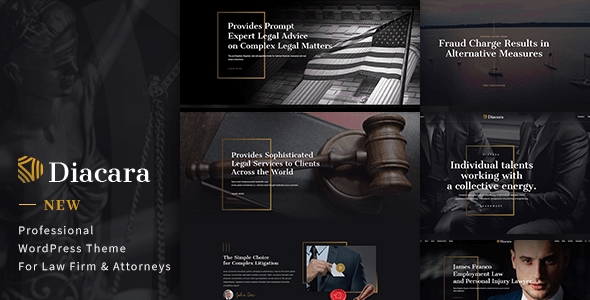 Diacara - WordPress Theme For Law Firm & Attorneys 1.2.1