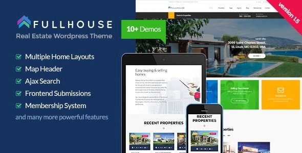 FullHouse – Real Estate Responsive WP Theme 1.8.3-updated-23-july-2019