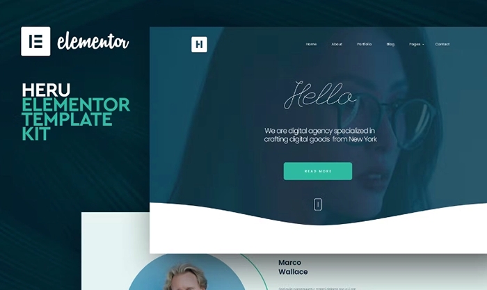 Heru – Creative Elementor Template Kit 1.0.0