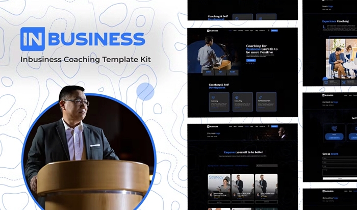 Inbusiness – Coaching Business Elementor Template Kit 1.0.0