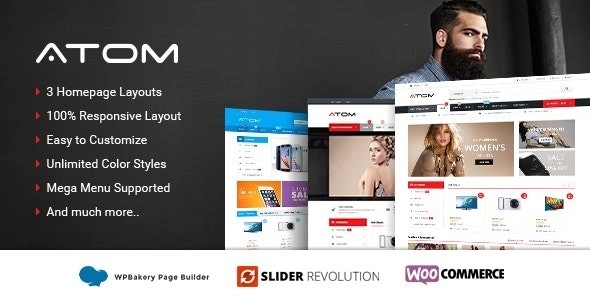 Atom – Responsive WooCommerce WP Theme 1.5.11