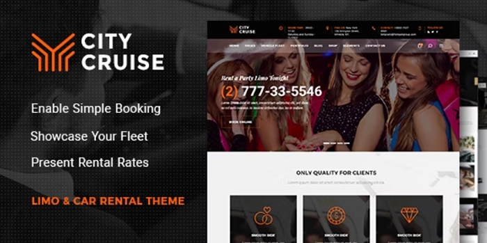 City Cruise – Limousine and Car Rental Theme 1.8