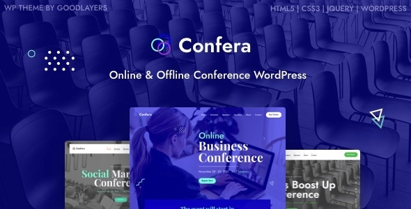 Confera – Conference & Event WordPress 1.0.0