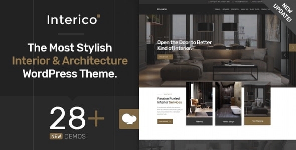 Interico – Interior Design & Architecture WP Theme 1.1.3