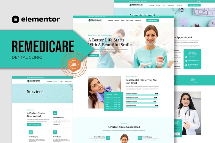 Remedicare – Dentist & Dental Clinic Template Kit 1.0.0