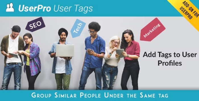 Tags add-on for UserPro 1.2