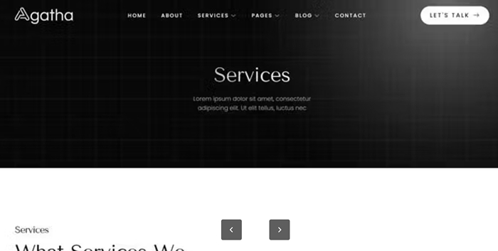 Agatha – Creative Portfolio & Agency Elementor Template Kit 1.0.0