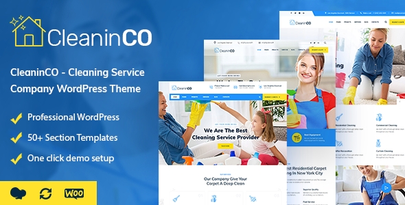 CleaninCO – Home Services WordPress Theme 1.9