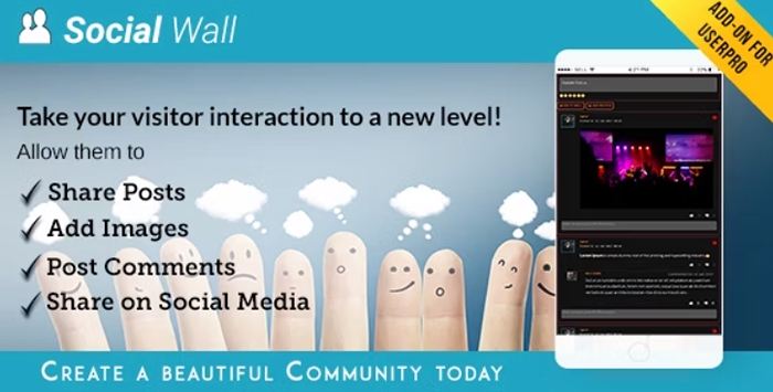 Social Wall Addon for UserPro 4.3