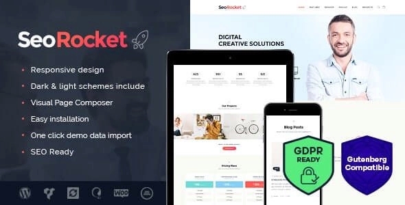 Seo Rocket – Advertising & Marketing WordPress Theme 2.0.0