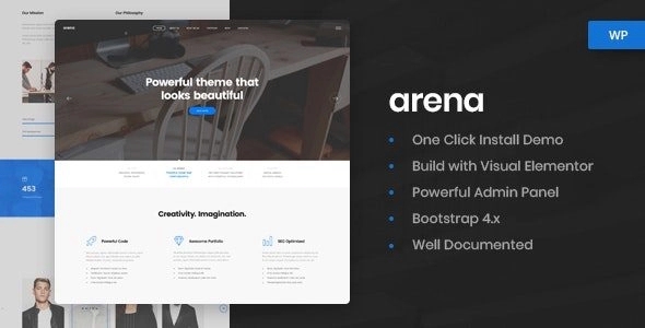 Arena – Business & Agency WordPress Theme 1.0.3