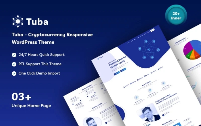Tuba – Cryptocurrency Responsive WP Theme 1.0.0