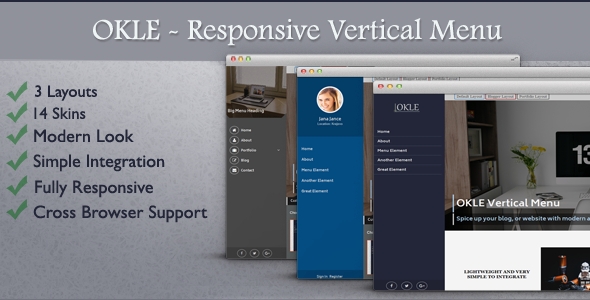 OKLE – Responsive Vertical Menu For WordPress 1.0.3