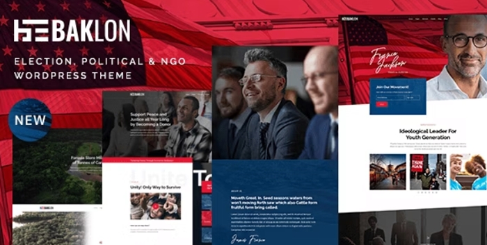 Baklon – Election & Political WordPress Theme 3.8