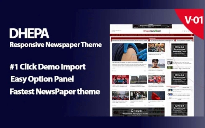 Dhepa – News Portal WordPress Theme 1.0