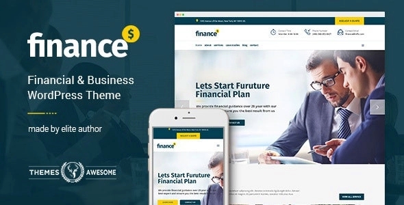 Finance – Business Accounting WordPress Theme 1.5