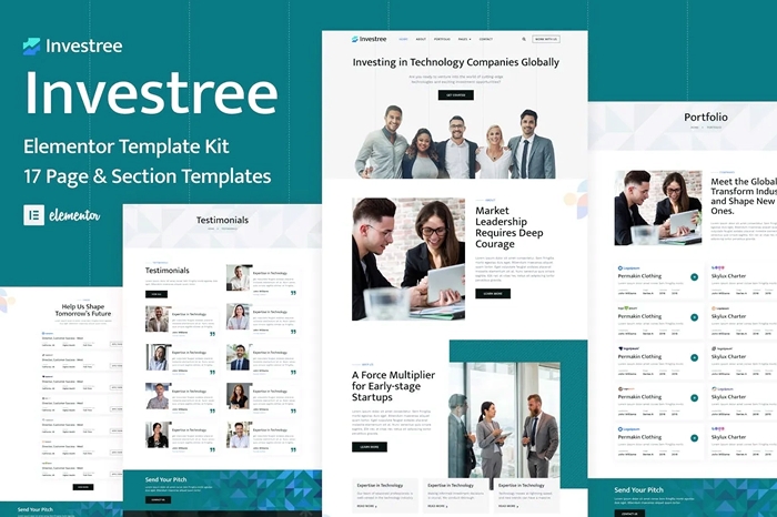 Investree – Venture Capital & Angel Investor Elementor Pro Template Kit 1.0.0