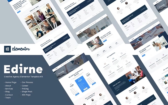 Edirne – Digital Services Elementor Template Kit 1.0.0