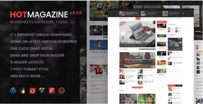 Hotmagazine – News & Magazine WP Theme 2.4