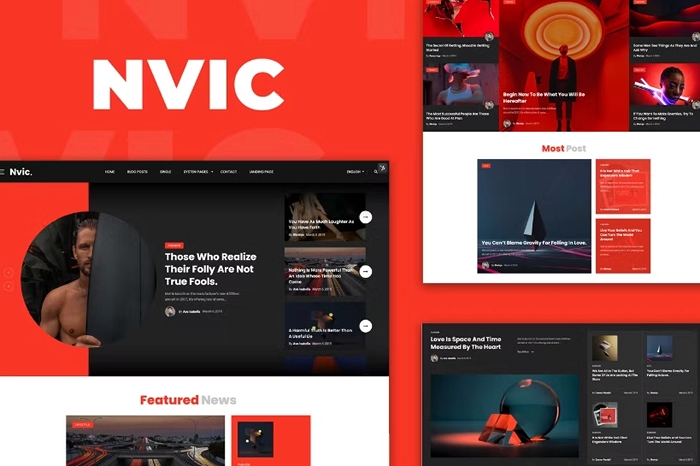 Nvic – Blog & Magazine Elementor Template Kit 1.0.0
