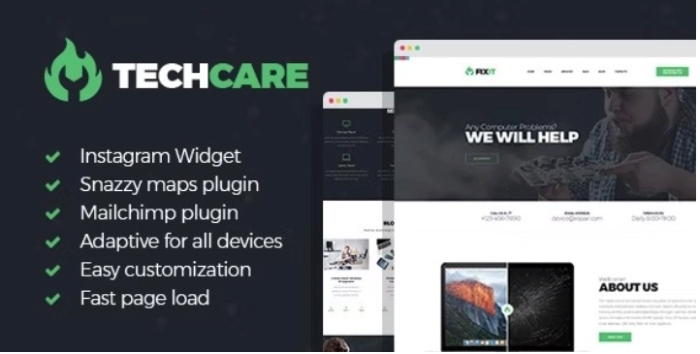 TechCare – Electronics Repair WP Theme 1.1.0