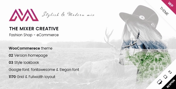 ARW Mixer – Creative Shop WordPress Theme 1.0