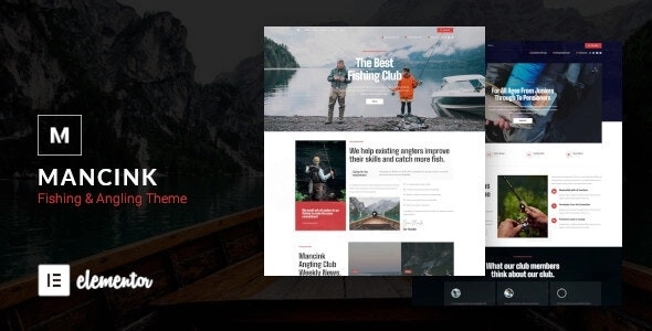Mancink - Fishing & Angling Club WP Theme 1
