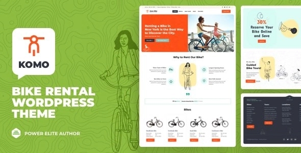 Komo – Bike Rental Shop WordPress Theme 13.1