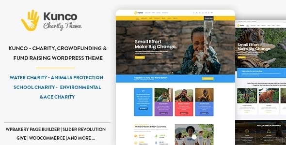Kunco – Charity & Fundraising WordPress Theme 1.1.1