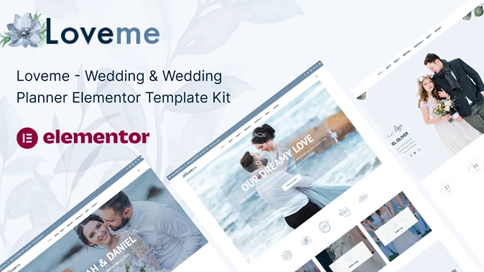 Loveme - Wedding & Wedding Planner Elementor Template Kit 1.0.0