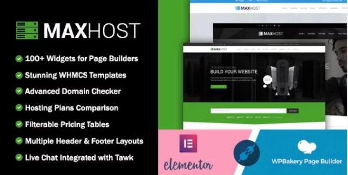 MaxHost – Web Hosting WHMCS and Corporate Business 9.10.3