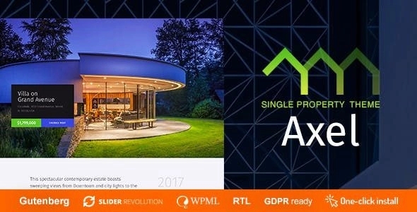 Axel – Single Property Real Estate 1.1.9