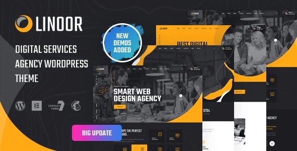 Linoor – Digital Agency Services WP Theme 1.8.2