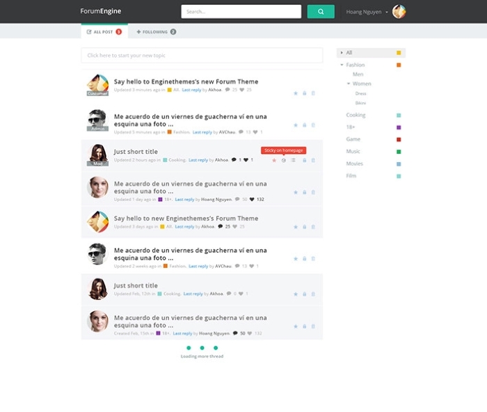ForumEngine - Forum Software WordPress Forum Theme 1.6.14