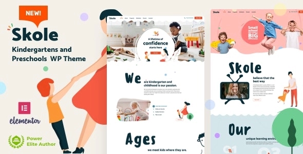 Skole - Kids School WordPress Theme 9.1