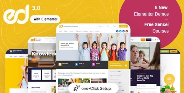 Ed School: Education WordPress Theme 3.19.0