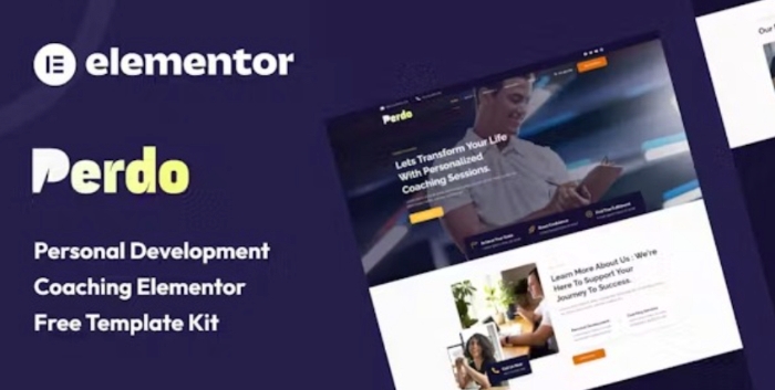 Perdo – Personal Development Coaching Elementor Template Kit 1.0.0
