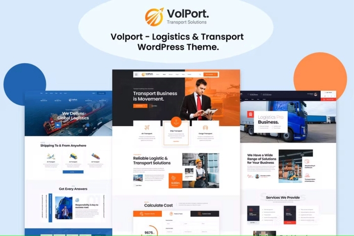 Volport – Logistics & Transport WP Theme 1.0.9