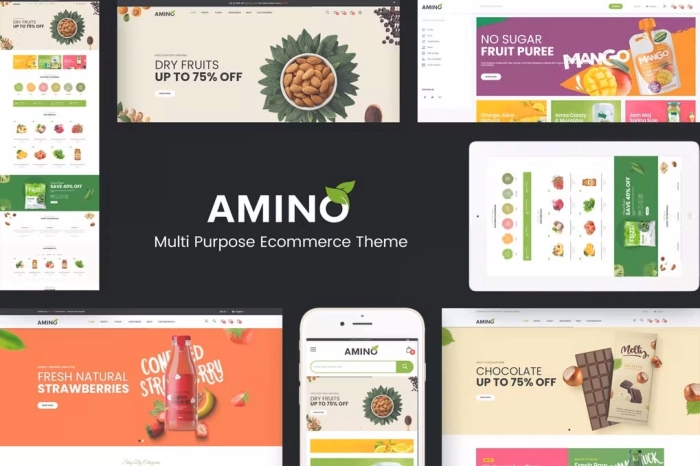 Amino – Organic & Food WordPress Theme 1.0.0
