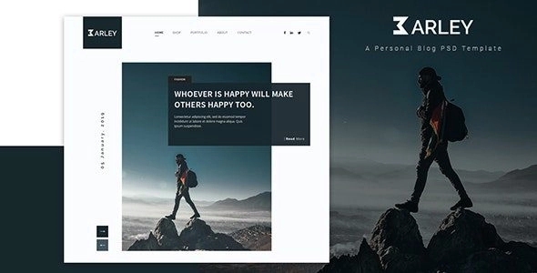 Barley – Creative Personal WordPress Blog Theme 1.4