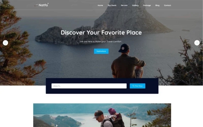 Natfa – Tour and Travel Digital Agency WP Theme 1.0.0