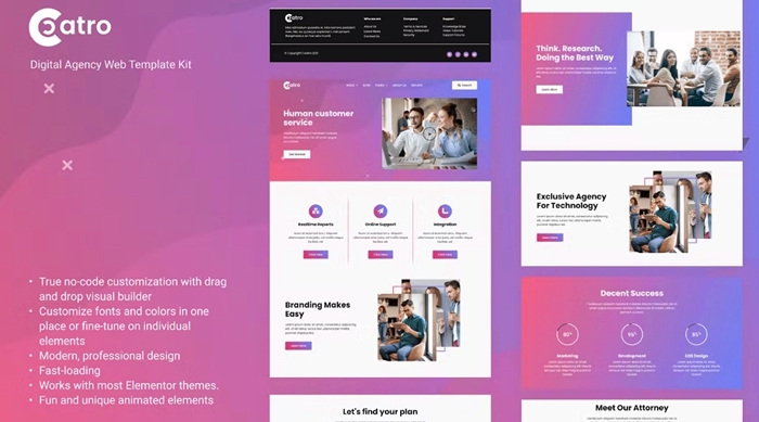 Coatro – Digital Agency Elementor Template Kit 1.0.0