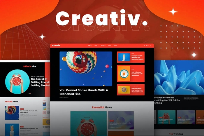 Creativ – Ultimate Blog & Magazine Elementor Pro Template Kit 1.0.0