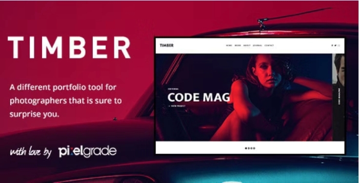 TIMBER – An Unusual Photography WordPress Theme 1.9.2