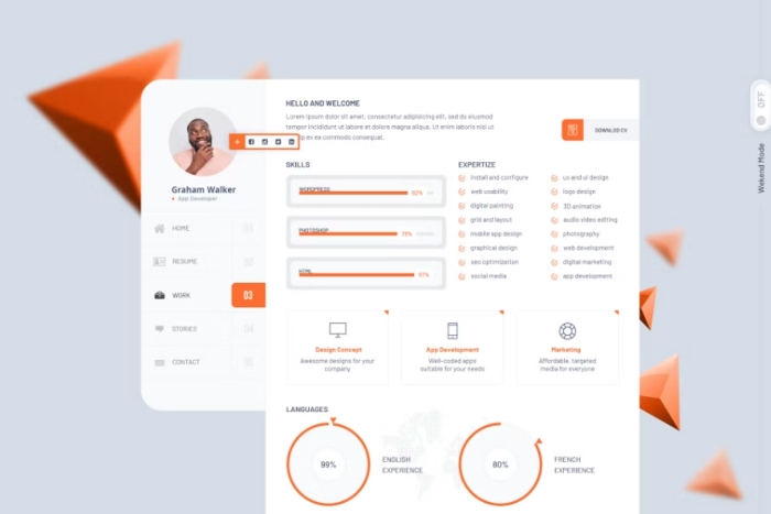 Kijat – CV & Resume WordPress Theme 1.1
